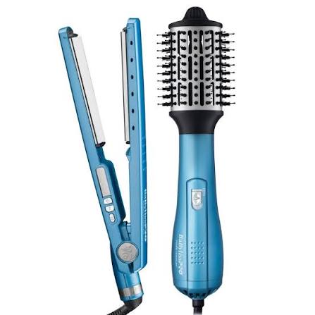 Set Cepillo Secador 2.5" + Alisadora (Plancha de 1 ¼")