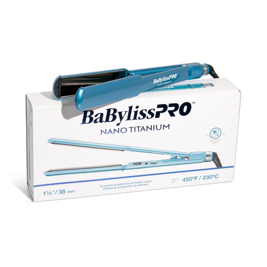 BabylissPRO Nano Titanium Ultra-Thin (Ultra Delgada) 1 ½