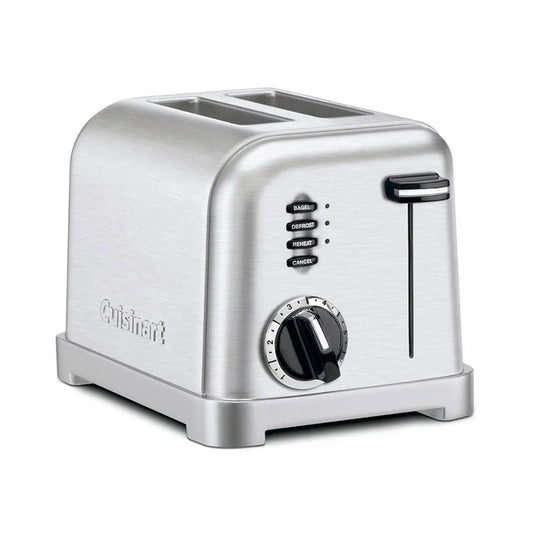 Cuisinart Tostadora de pan metálica doble ranura CPT-160